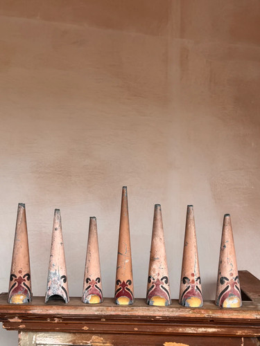 Organ painted pipe reed - organ,