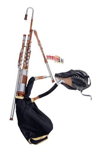 Irish uilleann bagpipe full - bagpipe,